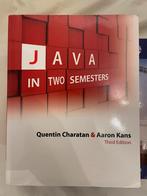 JAVA in Two Semesters Quentin Charatan and Aaron Kans, Ophalen of Verzenden, Zo goed als nieuw, VWO, Engels
