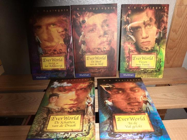 EverWorld Boeken Serie - K.A. Applegate, Boeken, Fantasy, Zo goed als nieuw, Ophalen of Verzenden