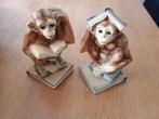 2 boekensteunen aap apen boekensteun boek, Ophalen of Verzenden, Gebruikt