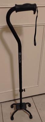 Wandelstok vitility quadro, Diversen, Wandelstokken, Ophalen, Verstelbaar, Zo goed als nieuw