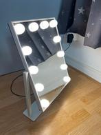 Make-Up spiegel met lampjes., Huis en Inrichting, Woonaccessoires | Spiegels, Minder dan 50 cm, Ophalen of Verzenden, Zo goed als nieuw