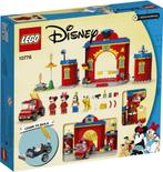 LEGO Disney - 10776 Mickey & Friends brandweerkazerne & auto, Nieuw, Complete set, Ophalen of Verzenden, Lego