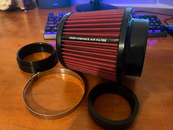 3-1 sport lucht filter nieuw in doos 76/90/101 mm, Auto diversen, Tuning en Styling, Ophalen of Verzenden