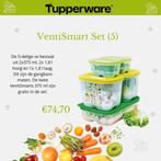 Tupperware VentiSmart set, Huis en Inrichting, Keuken | Tupperware, Nieuw, Groen, Overige typen, Ophalen of Verzenden