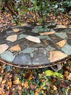 Lage natuurstenen tuintafel GRATIS, Tuin en Terras, Ophalen, Gebruikt, Rond, Overige materialen