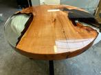 Showroomuitverkoop! Epoxy tafel populieren rond, Huis en Inrichting, Tafels | Eettafels, Rond, Nieuw, 200 cm of meer, 50 tot 100 cm