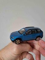 BMW X5 Maisto 1:43 blauw, Ophalen of Verzenden, Zo goed als nieuw