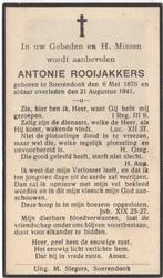Antonie Rooijakkers 1876 Soerendonk + 1941 Soerendonk, Verzamelen, Verzenden