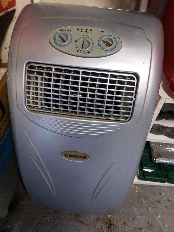 Mobiele Airco - AMCOR, Witgoed en Apparatuur, Airco's, Gebruikt, Mobiele airco, Minder dan 60 m³, 3 snelheden of meer, Koelen en Ontvochtigen