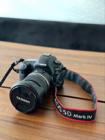 Canon eos 5D Mark IV met Tamron lens 24-70 weinig gebruikt
