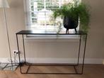 riverdale zwart metaal wandtafel sidetable, Huis en Inrichting, Tafels | Sidetables, Ophalen, 50 tot 100 cm, Zo goed als nieuw