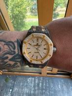 Moissanite VVS horloge, verguld met 18k goud., Ophalen of Verzenden