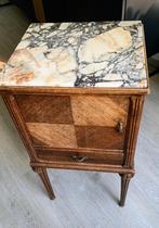 Antiek Art Deco stijl kastje met Marmeren Blad, Antiek en Kunst, Antiek | Meubels | Kasten, Ophalen