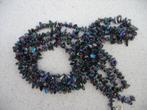 Lange Paarse Parelmoer Ketting* Vintage, Sieraden, Tassen en Uiterlijk, Antieke sieraden, Ophalen of Verzenden, Overige materialen