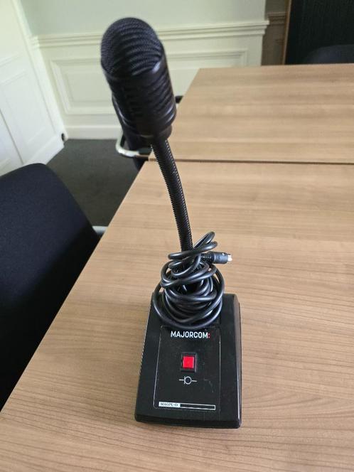 Majorcom MAGPL-D microfoon zgan 0616 tafelmodel, Telecommunicatie, Zenders en Ontvangers, Zo goed als nieuw, Zender en Ontvanger