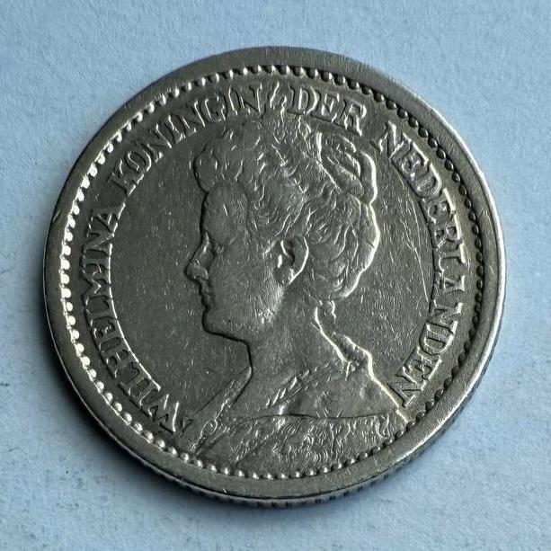 1/2 Gulden Wilhelmina 1912 - zilver, Postzegels en Munten, Munten | Nederland, Losse munt, ½ gulden, Koningin Wilhelmina, Zilver