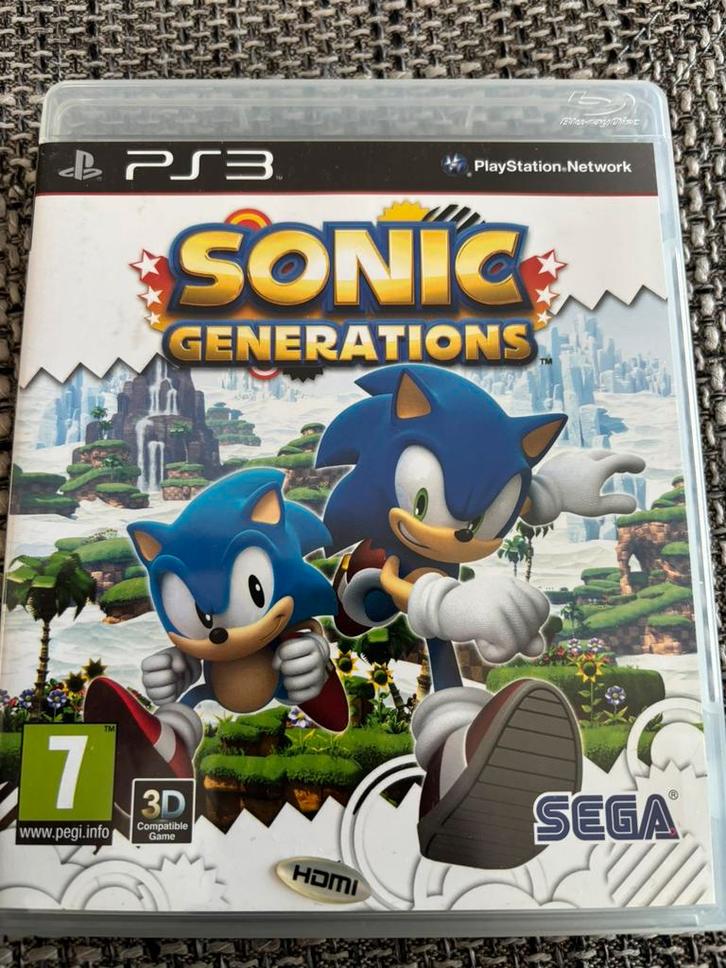 Playstation 3 - Sonic Generations, Spelcomputers en Games, Games | Sony PlayStation 3, Zo goed als nieuw, Avontuur en Actie, 1 speler