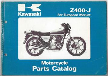 Kawasaki Z400 J1 en J2 Parts List European Market (2113z) beschikbaar voor biedingen