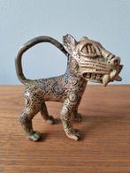 Bronzen luipaardje Benin, Antiek en Kunst, Ophalen of Verzenden