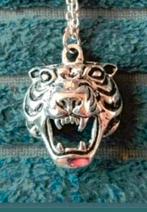 Ketting panter, Verzenden, Nieuw, Zilver, Met hanger