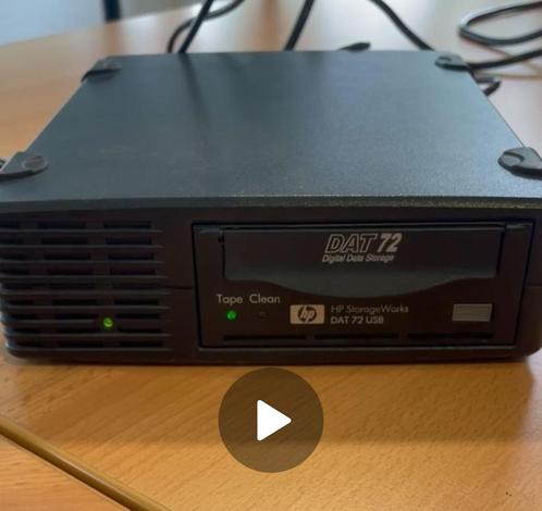 HP StorageWorks DAT-72 DDS-5 C7438A DAT-72 tape drive USB, Computers en Software, Overige Computers en Software, Gebruikt, Ophalen of Verzenden