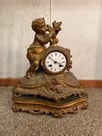 Antieke Franse penduleklok met cherub – Decoratief object, Antiek en Kunst, Ophalen