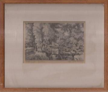 Zwiers, Piet - 'Dorpsgracht Litho beschikbaar voor biedingen