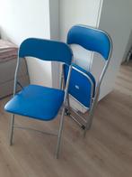 Blauwe klapstoelen (2 stuks), Ophalen