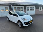 VW Up! 75 pk uitvoering, nette en goede auto, Stof, 4 stoelen, Wit, Bedrijf