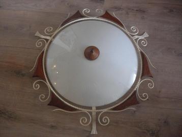 vintage design plafondlamp jaren 50   60  beschikbaar voor biedingen