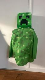 Minecraft Creeper Kostuum, Ophalen of Verzenden, Zo goed als nieuw, 134 t/m 140, Jongen of Meisje