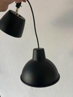 2x Zwarte Ikea Hanglamp, Ophalen of Verzenden, Zo goed als nieuw, Metaal, Minder dan 50 cm