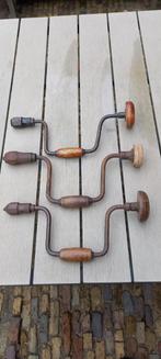3 ANTIEKE HAND BOREN, Antiek en Kunst, Ophalen of Verzenden