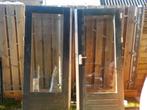 Te koop 2 meranti buitendeuren, Doe-het-zelf en Verbouw, Deuren en Horren, Ophalen, Gebruikt, 80 tot 100 cm, Buitendeur