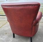 Klassieke rundleren fauteuil Rosan Lounge Atelier + BEZORGD, Huis en Inrichting, ., Klassiek, Ophalen of Verzenden, Zo goed als nieuw