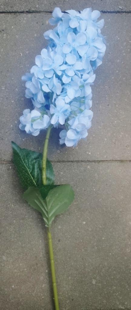 OPRUIMING - HORTENSIA - KUNST - BLAUW VAN 3,50 NU 2 EURO, Huis en Inrichting, Woonaccessoires | Kunstplanten en Kunstbloemen, Nieuw
