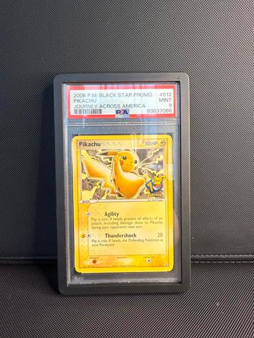 Pikachu Journey Across America 2006 PSA 9 beschikbaar voor biedingen