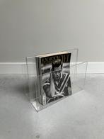 Vintage plexiglas lectuurbak, Huis en Inrichting, Woonaccessoires | Krantenbakken en Lectuurbakken, Ophalen of Verzenden, Zo goed als nieuw