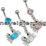 p152 navelpiercing, Sieraden, Tassen en Uiterlijk, Piercings, Ophalen, Navelpiercing, Staal, Nieuw