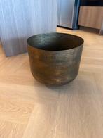 Metalen Bloempot / Plantenpot - Geschikt voor binnen, Ophalen, Gebruikt, 40 cm of meer, Rond
