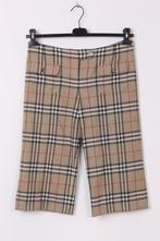 Herfst! Wollen culotte van Burberry, Kleding | Dames, Broeken en Pantalons, Verzenden, Beige, Zo goed als nieuw, Maat 36 (S)