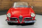 Alfa Romeo Guilietta Spider Cabriolet - 1961, Auto's, Achterwielaandrijving, Zwart, Cabriolet, Leder