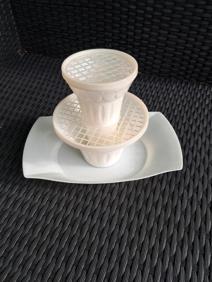 Vintage Tupperware / Tuppercraft Florette bloemschikvaas, Huis en Inrichting, Keuken | Tupperware, Gebruikt, Overige typen, Ophalen of Verzenden