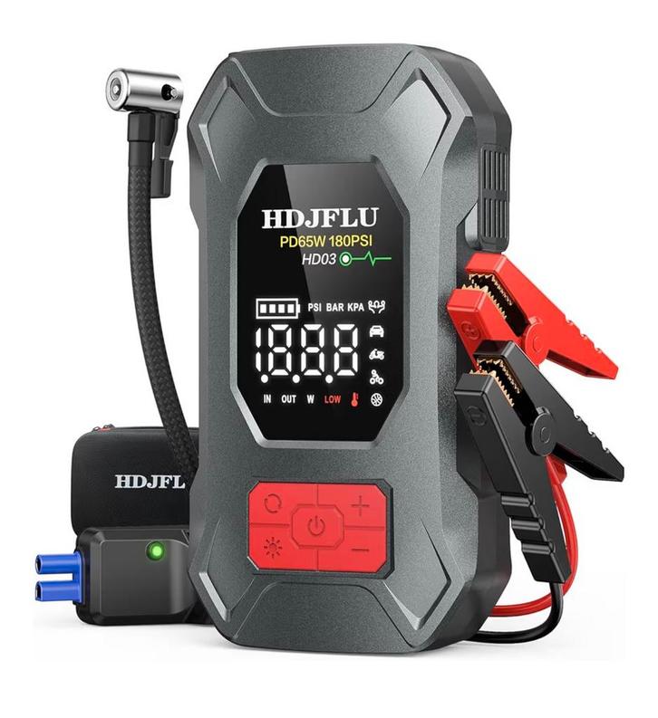 Auto Startbooster 180PSI Compressor | 24000mAh Powerbank |, Auto diversen, Jumpstarters, Nieuw, Ophalen of Verzenden