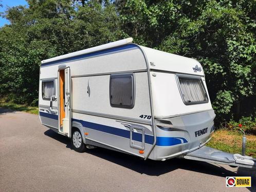 Fendt Saphir 470 TFB, Caravans en Kamperen, Caravans, tot en met 4, 1000 - 1250 kg, Rondzit, Fendt, Frans bed, Overige typen, 4 tot 5 meter