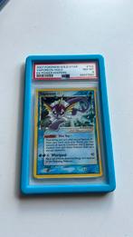 Vaporeon gold star PSA 8, Ophalen, Zo goed als nieuw, Losse kaart