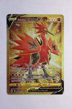 Galarian Zapdos V Gold 182/172 Pokemon S&S Brilliant Stars, Ophalen of Verzenden, Zo goed als nieuw, Losse kaart, Foil