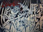 Morbid Angel: Vomit upon the cross 2 lp blauw vinyl, Gebruikt, Ophalen of Verzenden