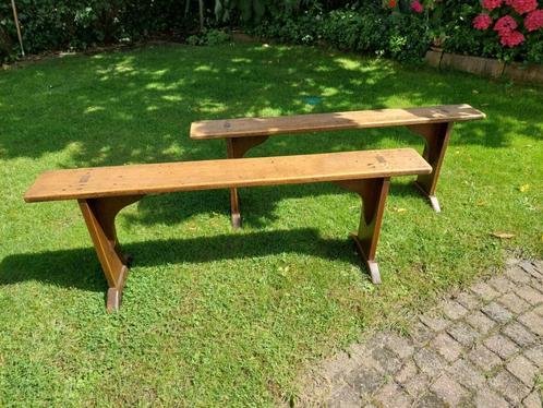 19e eeuwse Frans boeren bankje, Antiek en Kunst, Antiek | Meubels | Stoelen en Banken, Ophalen