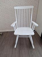 Schommelstoel, Huis en Inrichting, Stoelen, Ophalen, Wit, Zo goed als nieuw, Eén